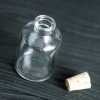 Стеклянная мини-бутылочка с корковой пробкой, 50 мл (арт.60)