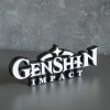 Объемный логотип Genshin Impact (арт.6212)